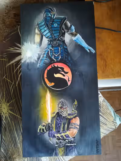 Backgammon Mortal Kombat